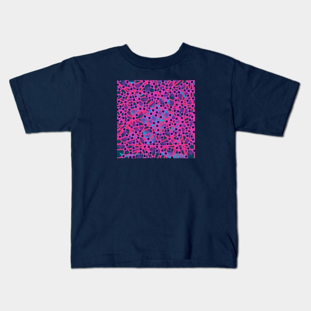 Chewing Gum Pattern Kids T-Shirt by crackerflake